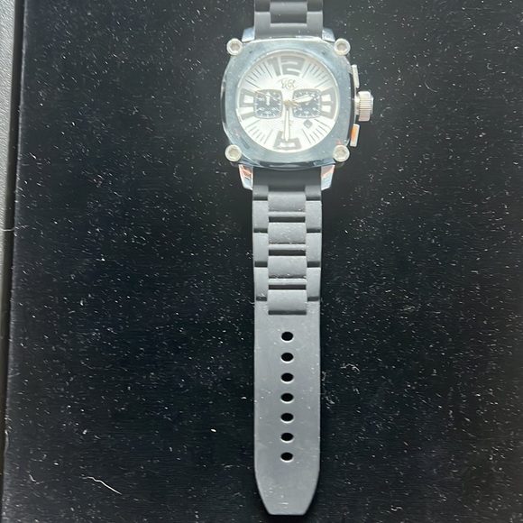 NWT YAGI Phantom silver/etch Chrono watch - Picture 4 of 11